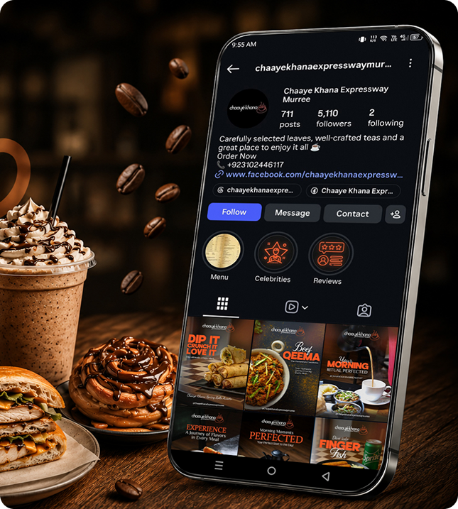 Food brand social media portfolio project
